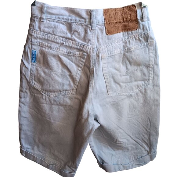 Vintage 1980's Womens Shorts Sky Fade Mom Gitano sz 7/8 23W Preppy Era - Picture 2 of 6